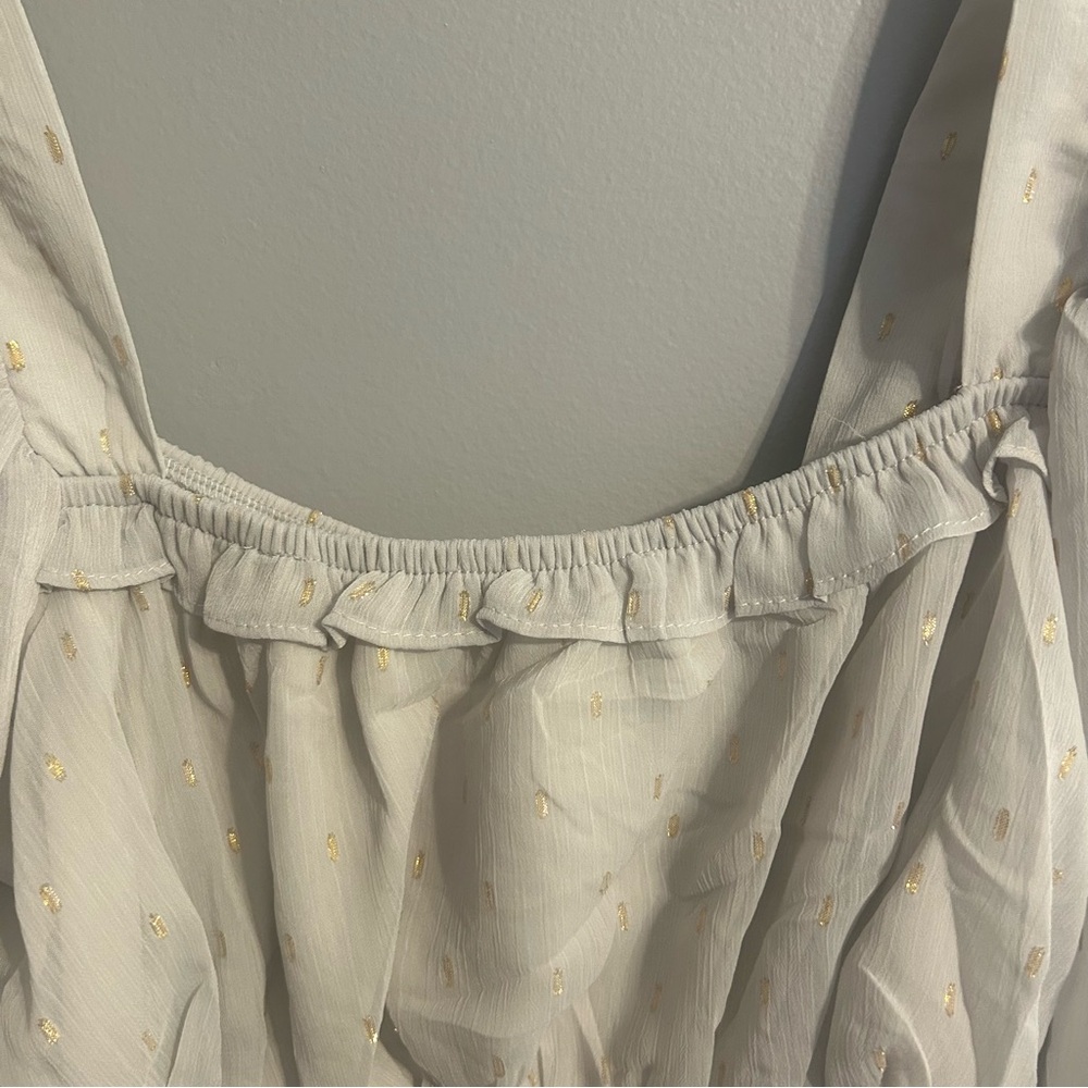 By The River Shimmering Blouse - Moon River - Anthropologie - Picture 3 of 8